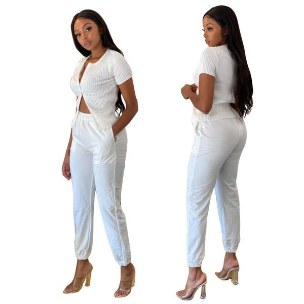 2021 new solid color patchwork ribbing shirt and trousers women casual suit autumn simple style office lady fashion two piece set 0z15, Gray
2021 new solid color patchwork ribbing shirt and trousers women casual suit autumn simple style office lady fashion two piece set 0z15, Gray
