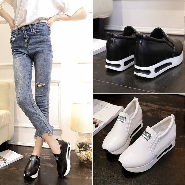 dress shoes spring and autumn 2021 loafer single-shoe high casual loose cake slope heel thick-soled korean version of small white shoe, Black
dress shoes spring and autumn 2021 loafer single-shoe high casual loose cake slope heel thick-soled korean version of small white shoe, Black