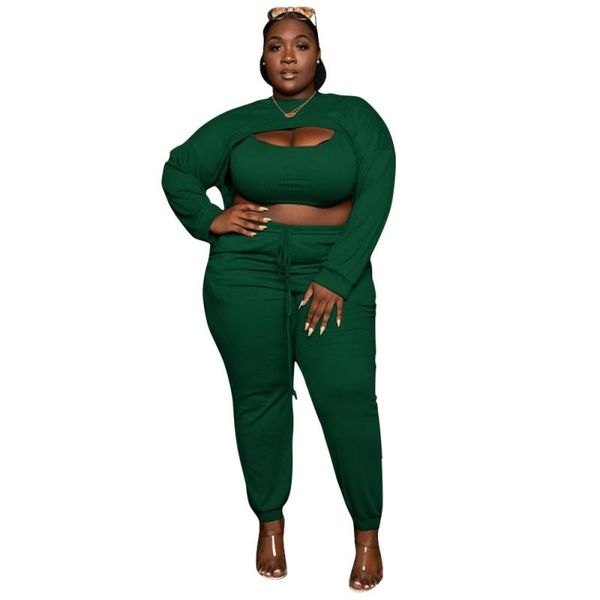 plus size tracksuits l-4xl clothing for women 3 piece outfits casual tracksuit set long sleeve and pants sets suits big 3l, Black
plus size tracksuits l-4xl clothing for women 3 piece outfits casual tracksuit set long sleeve and pants sets suits big 3l, Black