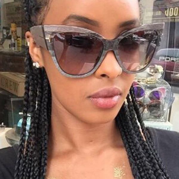 sunglasses fashion designer cat eye women female gradient points sun glasses oversize oculos feminino de sol uv400, White;black
sunglasses fashion designer cat eye women female gradient points sun glasses oversize oculos feminino de sol uv400, White;black