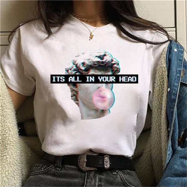 michelangelo david grunge t shirt women harajuku aesthetic 90s t-shirt ullzang hand print tshirt funny cartoon tees female, White
michelangelo david grunge t shirt women harajuku aesthetic 90s t-shirt ullzang hand print tshirt funny cartoon tees female, White
