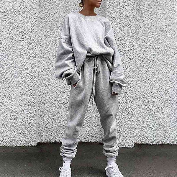 womens sets women solid color long sleeve loose blouse pants autumn winter tracksuit outfit, White
womens sets women solid color long sleeve loose blouse pants autumn winter tracksuit outfit, White