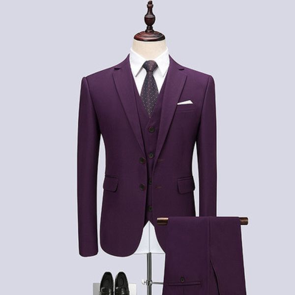 multicolor male groomsman marriaged banquet formal color single breasted piece sets classic suit 2sb6, White;black
multicolor male groomsman marriaged banquet formal color single breasted piece sets classic suit 2sb6, White;black