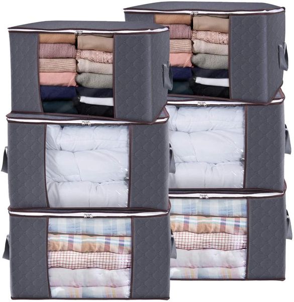 storage bags large capacity clothes bag organizer thick fabric for comforters bedding foldable with sturdy zipper clear window
storage bags large capacity clothes bag organizer thick fabric for comforters bedding foldable with sturdy zipper clear window