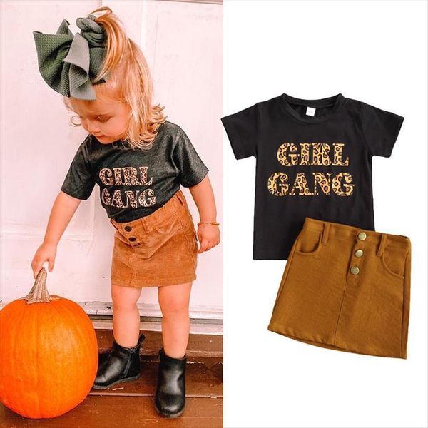 2 7y summer fashion kids girls clothes sets leopard letter print short sleeve t shirts a line pocket skirt, White
2 7y summer fashion kids girls clothes sets leopard letter print short sleeve t shirts a line pocket skirt, White