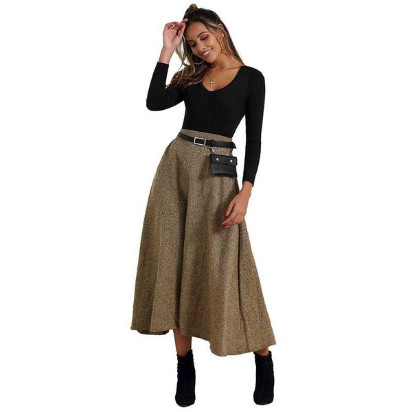 skirts winter trendy woolen woman nordic style redwine khaki warm pleated girl lady, Black
skirts winter trendy woolen woman nordic style redwine khaki warm pleated girl lady, Black