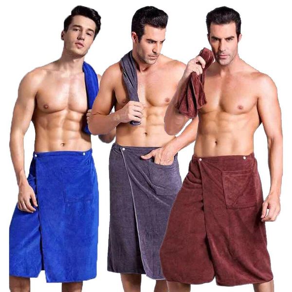 men's sleepwear 2pcs wearable magic bath towel with pocket swimming soft beach blanket shower skirt sports gym towels sheet swim set fo, Black;brown
men's sleepwear 2pcs wearable magic bath towel with pocket swimming soft beach blanket shower skirt sports gym towels sheet swim set fo, Black;brown