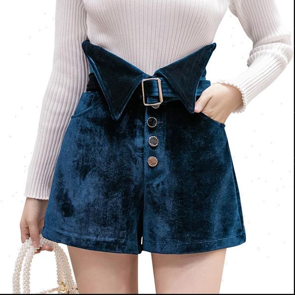 velvet shorts women belt fashion midi shorts female plus size buttons autumn winter high waist short trouser pocket black shorts, White;black
velvet shorts women belt fashion midi shorts female plus size buttons autumn winter high waist short trouser pocket black shorts, White;black