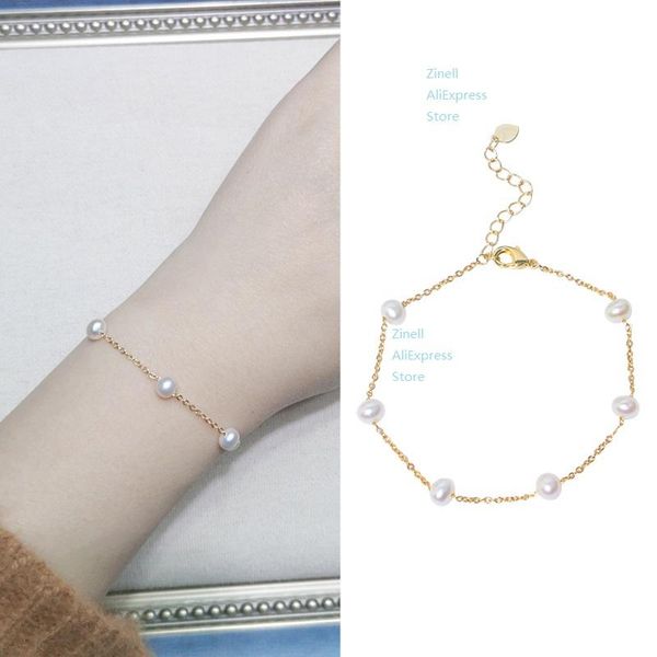 link, chain the copper plating of gold ms contracted fashion freshwater pearl bracelet, Black
link, chain the copper plating of gold ms contracted fashion freshwater pearl bracelet, Black