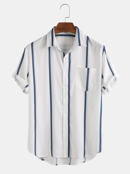 men's casual shirts lapel striped short sleeve shirt summer fashion pure color breathable clothing 2021, White;black
men's casual shirts lapel striped short sleeve shirt summer fashion pure color breathable clothing 2021, White;black