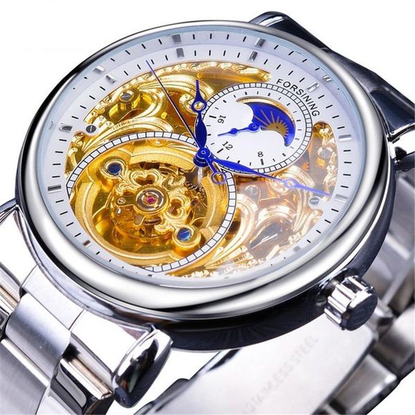wristwatches automatic mechanical watch men's fashion casual sports clock montre homme relogio masculino, Slivery;brown
wristwatches automatic mechanical watch men's fashion casual sports clock montre homme relogio masculino, Slivery;brown