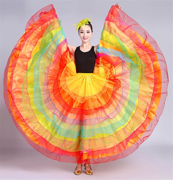 2021 new spanish bullfight flamenco ballroom dance gypsy skirts woman big swing belly dancing costume flamengo 360/540/720 degree 4nu7, Black;gray
2021 new spanish bullfight flamenco ballroom dance gypsy skirts woman big swing belly dancing costume flamengo 360/540/720 degree 4nu7, Black;gray