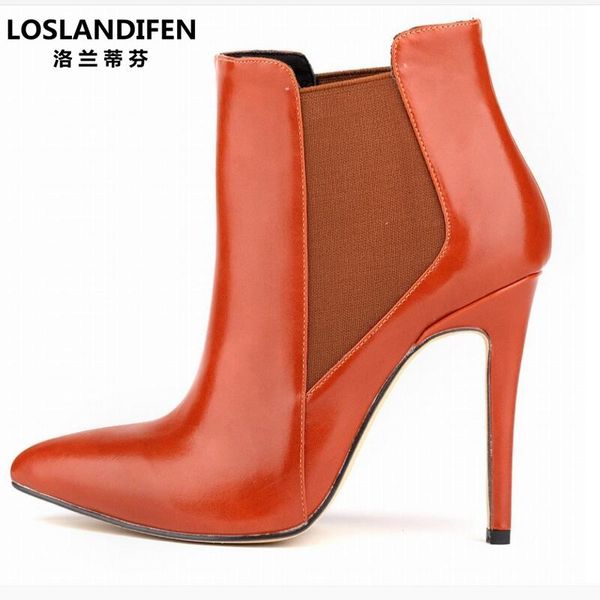 boots female spring and autumn 11cm pointed toe ankle single boots, women's fashion big size heels 35-42, Black
boots female spring and autumn 11cm pointed toe ankle single boots, women's fashion big size heels 35-42, Black