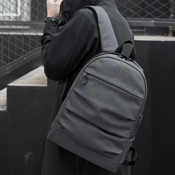 outdoor bags backpack male tide brand simple fashion trend young student schoolbag light travel leisure computer bag solid
outdoor bags backpack male tide brand simple fashion trend young student schoolbag light travel leisure computer bag solid