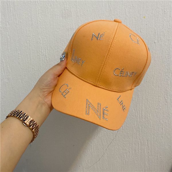 solid color english alphabet baseball couple style simple cap sun hat, Yellow
solid color english alphabet baseball couple style simple cap sun hat, Yellow