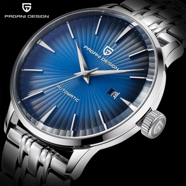 brand mens watches pagani design fashion casual mechanical waterproof stainless steel luxury automatic business hardlex calendar, Slivery;brown
brand mens watches pagani design fashion casual mechanical waterproof stainless steel luxury automatic business hardlex calendar, Slivery;brown