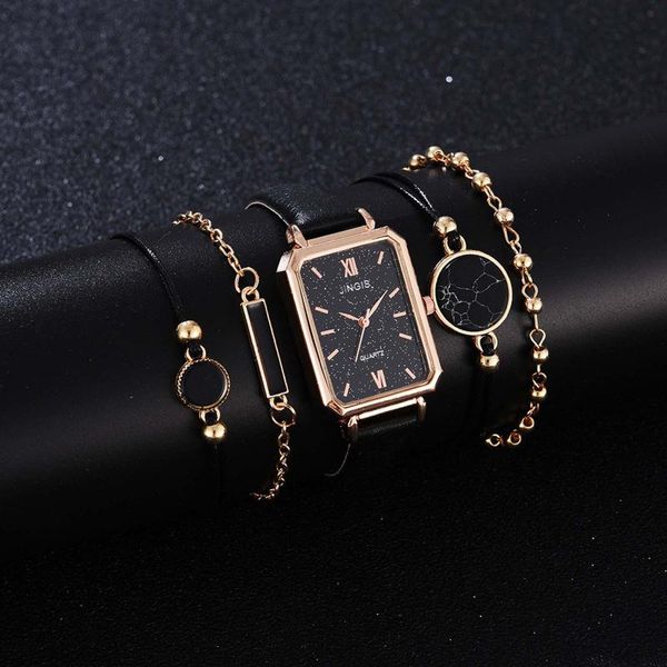 wristwatches women fashion square green dial leather ladies bracelet watches set quartz wrist, Slivery;brown
wristwatches women fashion square green dial leather ladies bracelet watches set quartz wrist, Slivery;brown