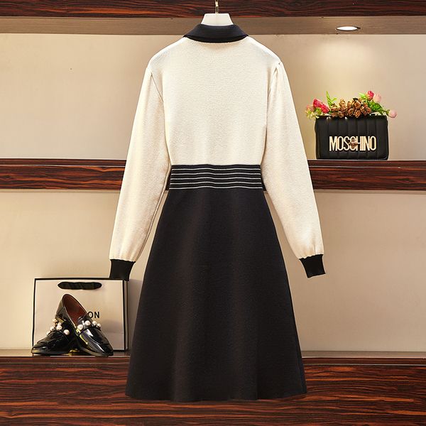 women's knitted shirt dressed in winter stripe 2021 sleeve long bow bandage sweet dresses big clothes pj1a, Black;gray
women's knitted shirt dressed in winter stripe 2021 sleeve long bow bandage sweet dresses big clothes pj1a, Black;gray