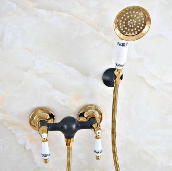 bathroom shower sets luxury gold color brass black oil rubbed bronze wall mounted hand held head faucet set bath mixer tap mna506
bathroom shower sets luxury gold color brass black oil rubbed bronze wall mounted hand held head faucet set bath mixer tap mna506