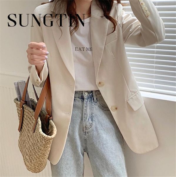 women's suits & blazers sungtin women solid color casual jackets office lady work blazer suit single breastedcoat ladies basic pocket o, White;black
women's suits & blazers sungtin women solid color casual jackets office lady work blazer suit single breastedcoat ladies basic pocket o, White;black