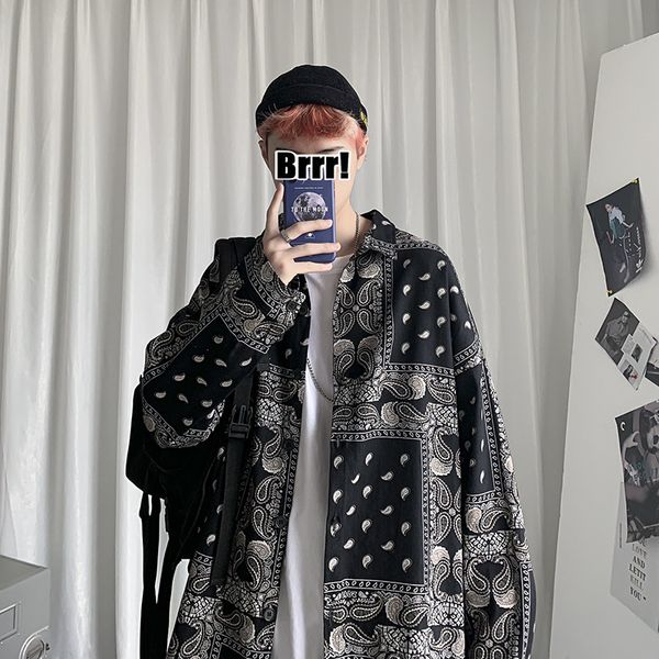 brand ins cardigan cashew nut jacket men's korean autumn fashion student casual lapel bf shirt, Black;brown
brand ins cardigan cashew nut jacket men's korean autumn fashion student casual lapel bf shirt, Black;brown