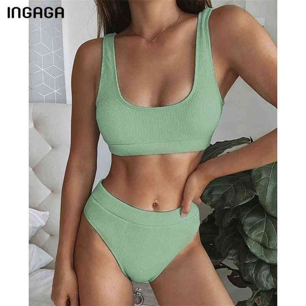 ingaga bikini set high waist swimsuit female solid ribbed swimwear women biquini bathing suits push up two-pieces bikinis 210730, White;black
ingaga bikini set high waist swimsuit female solid ribbed swimwear women biquini bathing suits push up two-pieces bikinis 210730, White;black