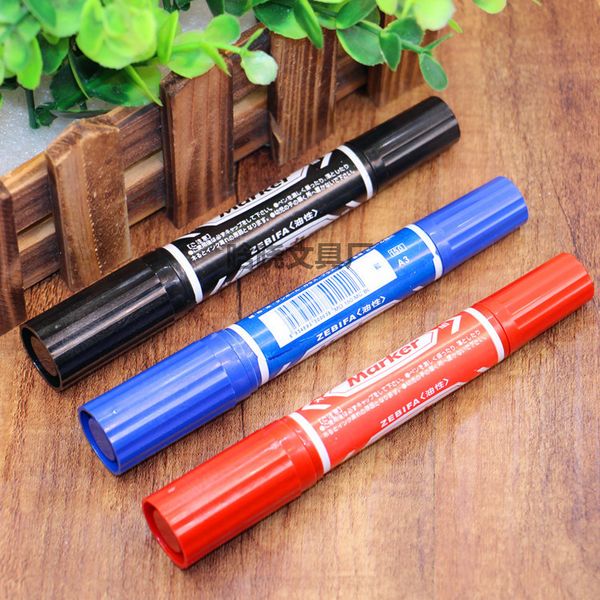 1pcs logistics courier black/blue/red color double head round toe oil permanent marker pen
1pcs logistics courier black/blue/red color double head round toe oil permanent marker pen