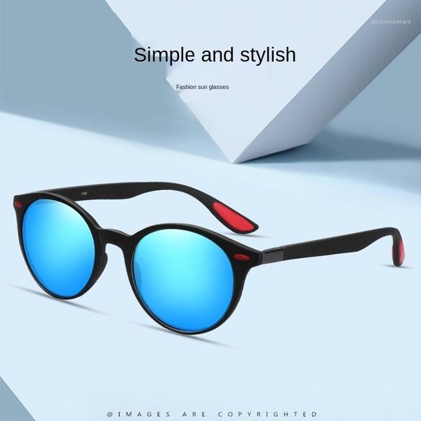 retro polarized sunglasses men's women's brand designer round frame glasses driver driving summer outdoor sun uv400, White;black
retro polarized sunglasses men's women's brand designer round frame glasses driver driving summer outdoor sun uv400, White;black