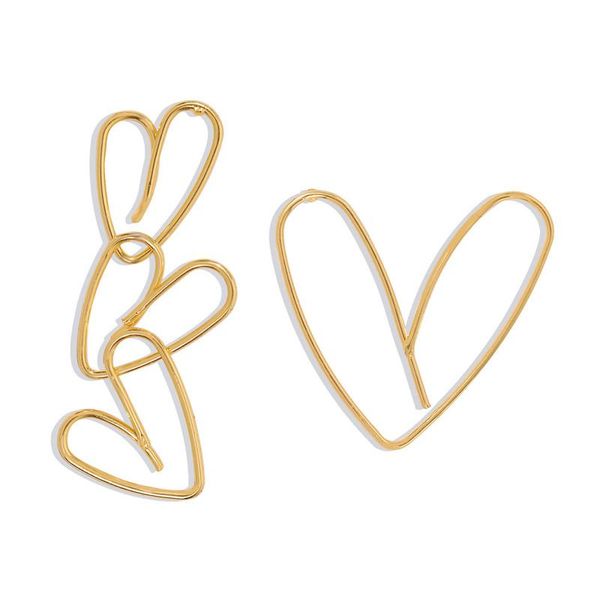 dangle & chandelier asymmetry hollow heart drop earring for women girl metal gold silver color irregular earrings party jewelry brincos
dangle & chandelier asymmetry hollow heart drop earring for women girl metal gold silver color irregular earrings party jewelry brincos