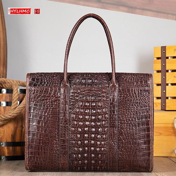 briefcases crocodile pattern leather men's briefcase genuine handbag 2021 large capacity business portable lapbags
briefcases crocodile pattern leather men's briefcase genuine handbag 2021 large capacity business portable lapbags