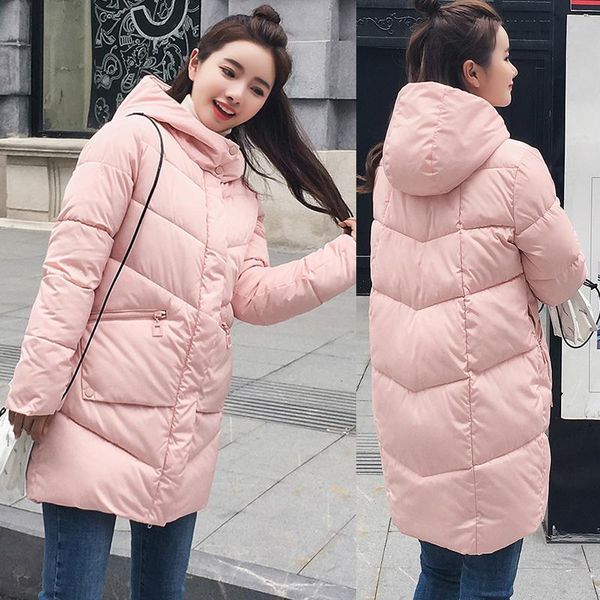 women's down & parkas moyan winter jacket women 2021 thicken warm mid-long solid casual big pocket hooded cotton padded coat, Black
women's down & parkas moyan winter jacket women 2021 thicken warm mid-long solid casual big pocket hooded cotton padded coat, Black