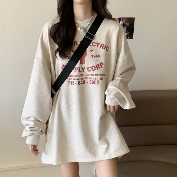 women's hoodies & sweatshirts vintage autumn woman's thin cotton sweater loose chic korean long sleeve big dimensions of the carto, Black
women's hoodies & sweatshirts vintage autumn woman's thin cotton sweater loose chic korean long sleeve big dimensions of the carto, Black