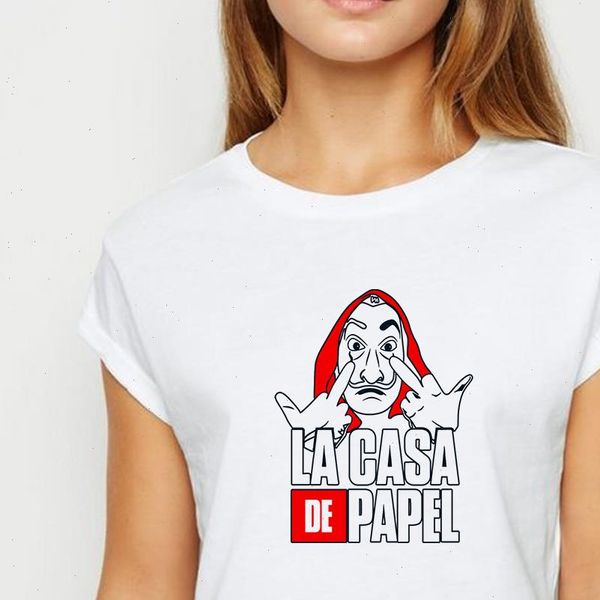 la casa de papel tshirt cool creative printing spring summer t shirt harajuku white tees oversize o collar t shirt female
la casa de papel tshirt cool creative printing spring summer t shirt harajuku white tees oversize o collar t shirt female