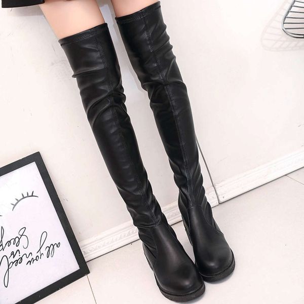 designer long new over 2021 knee fashion autumn leather winter round head flat bottom show thin high tube boots women's, White;red
designer long new over 2021 knee fashion autumn leather winter round head flat bottom show thin high tube boots women's, White;red