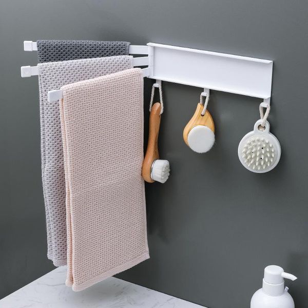 hooks & rails rotating towel rack sticker bathroom seamless shelf wall kitchen accessories organizers storage
hooks & rails rotating towel rack sticker bathroom seamless shelf wall kitchen accessories organizers storage