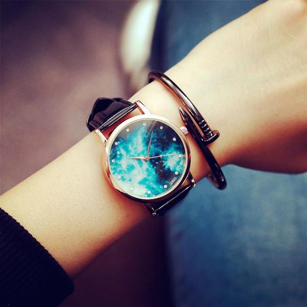 wristwatches fashion elegant watch women leather strap color star sky casual wristwatch ladies dress quartz relogio feminino, Slivery;brown
wristwatches fashion elegant watch women leather strap color star sky casual wristwatch ladies dress quartz relogio feminino, Slivery;brown