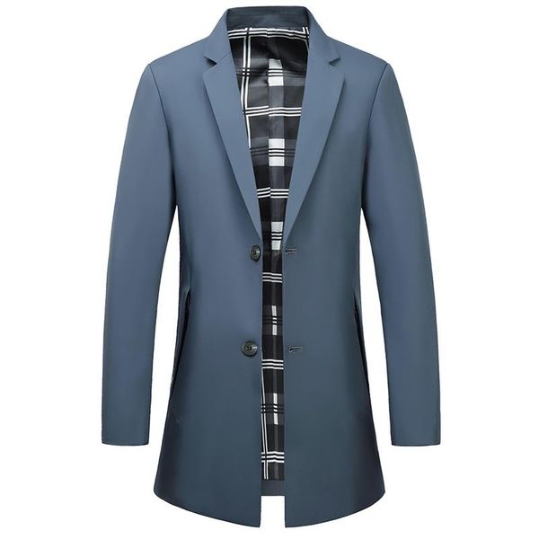 men's trench coats 2021 autumn windbreaker business lapel mid-length windproof jacket/large size blended coat, Tan;black
men's trench coats 2021 autumn windbreaker business lapel mid-length windproof jacket/large size blended coat, Tan;black