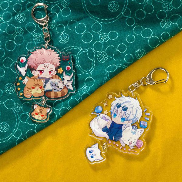 anime jujutsu kaisen cosplay keychain yuji itadori gojo satoru fushiguro megumi cute cartoon bag pendant car keyrings, Silver
anime jujutsu kaisen cosplay keychain yuji itadori gojo satoru fushiguro megumi cute cartoon bag pendant car keyrings, Silver