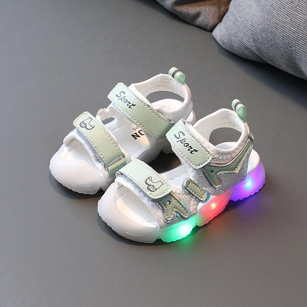 sandals girls boys 2021 summer children's light-up shoes anti-kick beach kids breathable casual flats fashion 15-30, Black;red
sandals girls boys 2021 summer children's light-up shoes anti-kick beach kids breathable casual flats fashion 15-30, Black;red