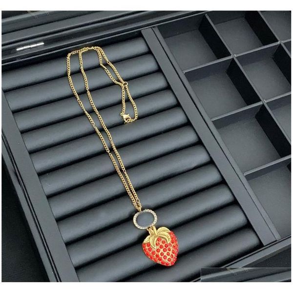 retro strawberry diamond earrings designer letters printed jewelry sets brand rhinestone necklace studs women jlltll dh_garden, Black
retro strawberry diamond earrings designer letters printed jewelry sets brand rhinestone necklace studs women jlltll dh_garden, Black