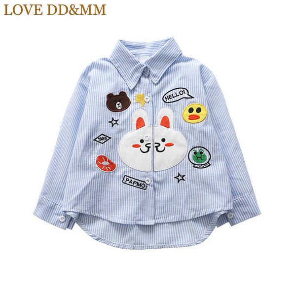 love dd&mm girls shirts spring children's wear girls cute striped long-sleeved cartoon letters animal embroidery shirt 210715, White;black
love dd&mm girls shirts spring children's wear girls cute striped long-sleeved cartoon letters animal embroidery shirt 210715, White;black