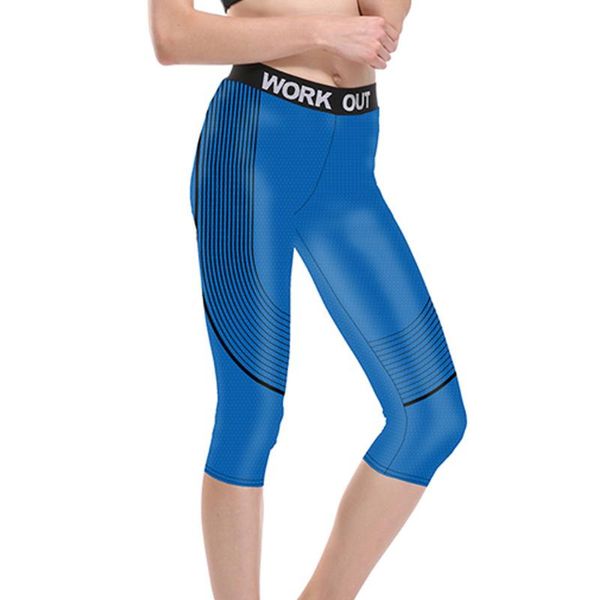 women's leggings women black stripe on blue fitness quick dry workout high waist knee length aerobic exercise pants full size
women's leggings women black stripe on blue fitness quick dry workout high waist knee length aerobic exercise pants full size