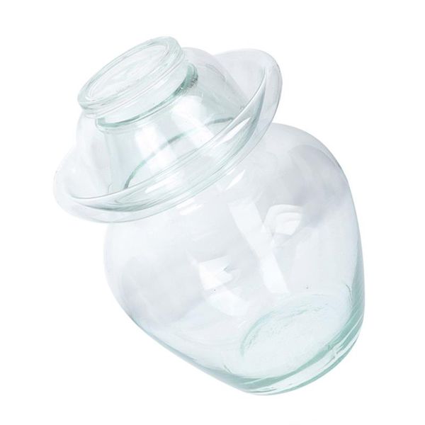 storage bottles & jars 1pc household pickle glass jar large capacity sealed food can