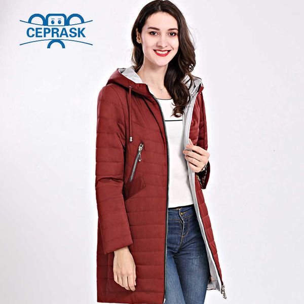 new women's coat spring autum windproof thin women parka long plus size hooded warm cotton jackets ceprask 201014, Black
new women's coat spring autum windproof thin women parka long plus size hooded warm cotton jackets ceprask 201014, Black