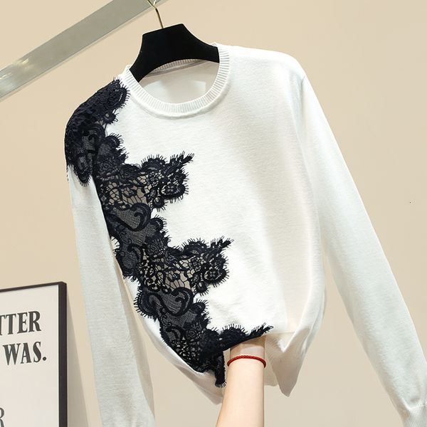 lace new women women's sweaters 2021 spring autumn womens sweater jumper pull femme nan 0o4v, White;black
lace new women women's sweaters 2021 spring autumn womens sweater jumper pull femme nan 0o4v, White;black