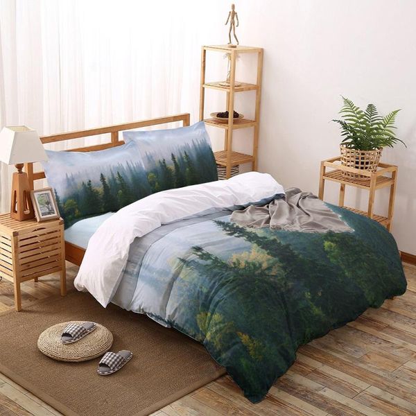 bedding sets jungle woods green fog bed linens printed duvet cover set for home housse de couette bedclothes
bedding sets jungle woods green fog bed linens printed duvet cover set for home housse de couette bedclothes