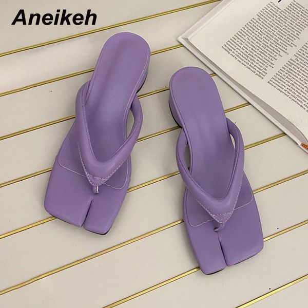 slippers aneikeh 2021 pu women summer ladies shoes thong round heels concise shallow flip flops solid outside leisure black
slippers aneikeh 2021 pu women summer ladies shoes thong round heels concise shallow flip flops solid outside leisure black