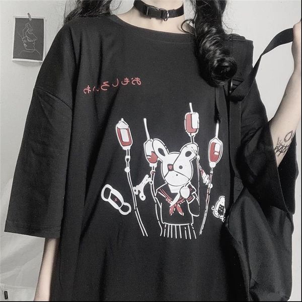 summer t shirt for women ladies harajuku goth t shirt short sleeve tshirt korean tee gothic grunge clothes black clothing, White
summer t shirt for women ladies harajuku goth t shirt short sleeve tshirt korean tee gothic grunge clothes black clothing, White