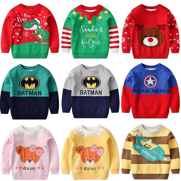 pullover children boys sweaters color matching cartoon fashion round neck long-sleeved children's autumn girls knitwear, Blue
pullover children boys sweaters color matching cartoon fashion round neck long-sleeved children's autumn girls knitwear, Blue