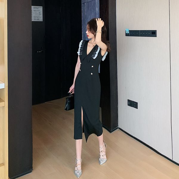 2021 new women es summer v neck fashion ruffle sleeveless midi bodycon sun 4b96, Black;gray
2021 new women es summer v neck fashion ruffle sleeveless midi bodycon sun 4b96, Black;gray
